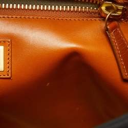 مملوكة مسبقًا Fendi Black Leather Large Peekaboo Top Handle Bag