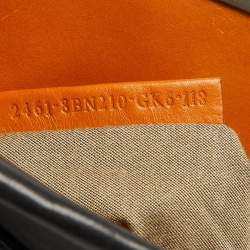 مملوكة مسبقًا Fendi Black Leather Large Peekaboo Top Handle Bag