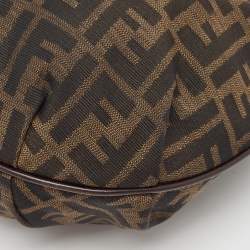Fendi Brown Zucca Canvas Chef Hobo