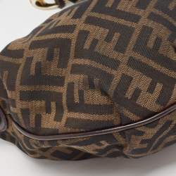 Fendi Brown Zucca Canvas Chef Hobo