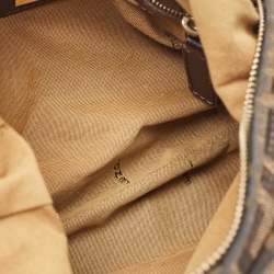 Fendi Brown Zucca Canvas Chef Hobo