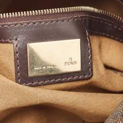 Fendi Brown Zucca Canvas Chef Hobo
