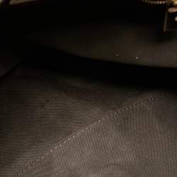 Pre Owned Fendi Beige/Brown Zucchino Fabric and Leather Mama Baguette Bag