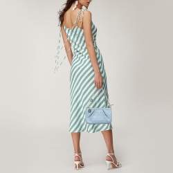 Pre Owned حقيبة صغيرة فندي دينم زوكينو أزرق مقوى بسلسلة