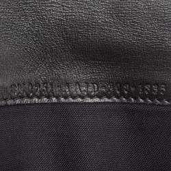 Pre Owned Fendi Black Zucca Embossed Leather FF Flap Continental Wallet 