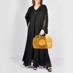 مملوكة مسبقًا Fendi Orange Plastic Medium Basket Tote