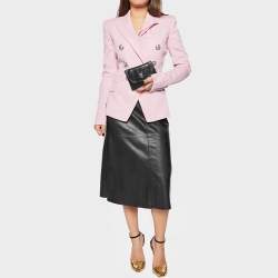 مملوكة مسبقًا Fendi Black Ayers Flap Clutch