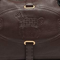 مملوكة مسبقًا حقي بة يد توتس فندي فيلا بورغيز جلد سيليريا برونزي 