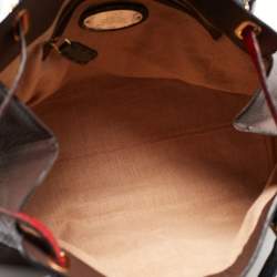 مملوكة مسبقًا حقيبة يد توتس فندي فيلا بورغيز جلد سيليريا برونزي 