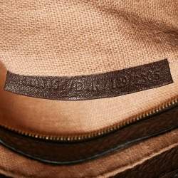 مملوكة مسبقًا حقيبة يد توتس فندي فيلا بورغيز جلد سيليريا برونزي 