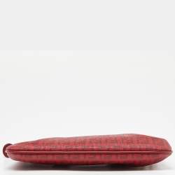 مملوكة مسبقًا حقيبة صغيرة فندي دينم زوكينو أزرق مقوى بسلسلة