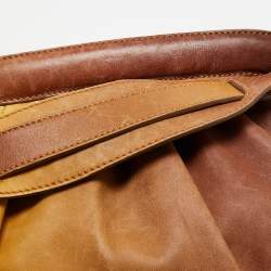 Pre Owned حقيبة هوبو فندي دوكتور بي حياكة كانفاس زوكا و جلد متعدد الألوان