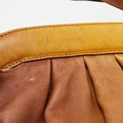 Pre Owned حقيبة هوبو فندي دوكتور بي حياكة كانفاس زوكا و جلد متعدد الألوان