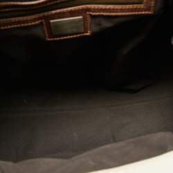 Pre Owned حقيبة هوبو فندي دوكتور بي حياكة كانفاس زوكا و جلد متعدد الألوان