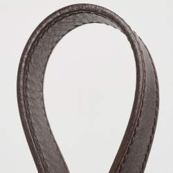 مملوكة مسبقًا Fendi Ebene/Tobacco Zucchino Canvas and Leather Baguette Hobo