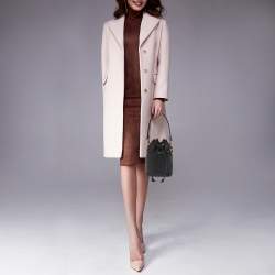 Pre Owned Fendi Black Leather Mini Mon Tresor Drawstring Bucket Bag