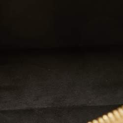 Fendi Gold/Black Leather Small Gold Edition Dotcom Click Top Handle Bag