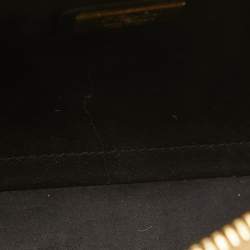 Fendi Gold/Black Leather Small Gold Edition Dotcom Click Top Handle Bag