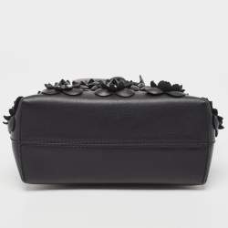 Fendi Black Leather Micro By The Way Crossbody Bag