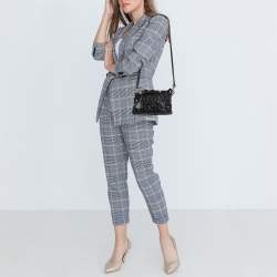 مملوكة مسبقًا Fendi Black Leather Micro By The Way Crossbody Bag