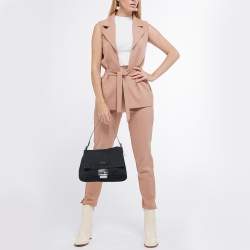 Pre Owned حقيبة باغيت فندي ماما جلد وكانفاس زوكينو بني/بيج