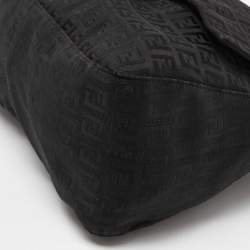 Pre Owned حقيبة باغيت فندي ماما جلد وكانفاس زوكينو بني/بيج