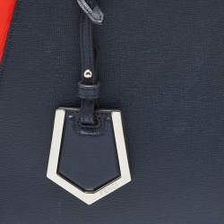 Pre Owned حقيبة يد توتس فندي بيتيت ساك 2جور جلد أزرق كحلي/ أحمر