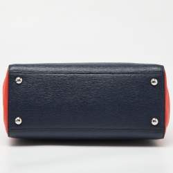 Pre Owned حقيبة يد توتس فندي بيتيت ساك 2جور جلد أزرق كحلي/ أحمر