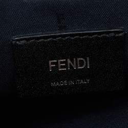 Pre Owned حقيبة يد توتس فندي بيتيت ساك 2جور جلد أزرق كحلي/ أحمر