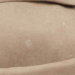 Pre Owned Fendi Brown/Black Zucca Leather Mini Mon Tresor Drawstring Bucket Bag