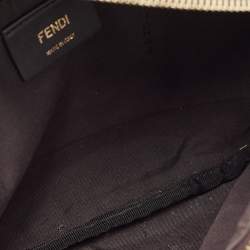 Pre Owned Fendi x Fila Brown Zucca Coated Canvas Mania Belt Bag