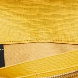 Pre Owned Fendi Multicolor Zucca Print Coated Canvas Flap Continental Wallet