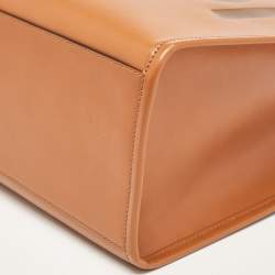 مملوكة مسبقًا Fendi Brown Leather Medium Sunshine Tote