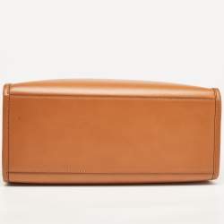 مملوكة مسبقًا Fendi Brown Leather Medium Sunshine Tote