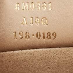 Pre Owned Fendi Pink Leather Mini Scalloped Kan I Shoulder Bag