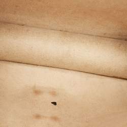 Pre Owned Fendi Pink Leather Mini Scalloped Kan I Shoulder Bag