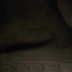 Pre Owned Fendi Black Zucca Canvas and Leather Chef Chain Link Hobo