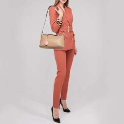 Pre Owned Fendi Tricolor Leather Small By The Way Shoulder Bag