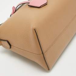 Pre Owned Fendi Tricolor Leather Small By The Way Shoulder Bag