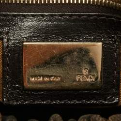 Pre Owned Fendi Tobacco Zucca Canvas and Leather Magic Bag