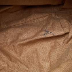Pre Owned Fendi Tobacco Zucca Canvas and Leather Spy Bag