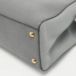 Pre Owned حقيبة يد توتس فندي بيتيت ساك 2جور جلد أزرق كحلي/ أحمر