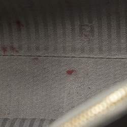 Pre Owned حقيبة يد توتس فندي بيتيت ساك 2جور جلد أزرق كحلي/ أحمر