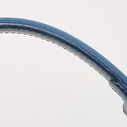 مملوكة مسبقًا Fendi Blue Leather Medium Peekaboo Top Handle Bag