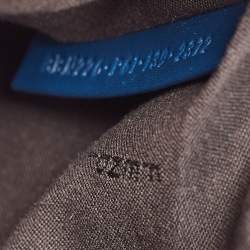 مملوكة مسبقًا Fendi Blue Leather Medium Peekaboo Top Handle Bag