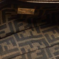 Fendi Tobacco Zucca Jacquard Canvas Medium Baguette Bag