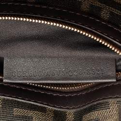 Fendi Tobacco Zucca Jacquard Canvas Medium Baguette Bag
