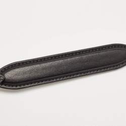 Pre Owned Fendi Black/Brown Zucca Embossed Leather Small Kan U Shoulder Bag