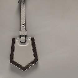 Pre Owned Fendi Grey Leather Small 2Jours Tote