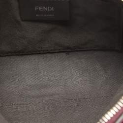 Fendi Burgundy/Brown Leather Mini By The Way Shoulder Bag
